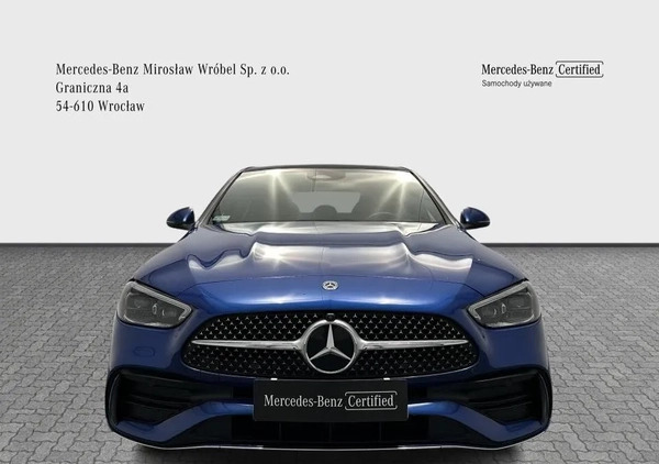 Mercedes-Benz Klasa C cena 249900 przebieg: 40500, rok produkcji 2021 z Wrocław małe 436